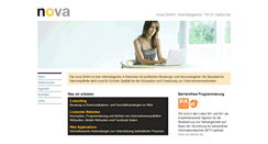 Desktop Screenshot of nova-web.de
