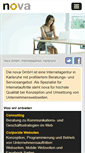 Mobile Screenshot of nova-web.de